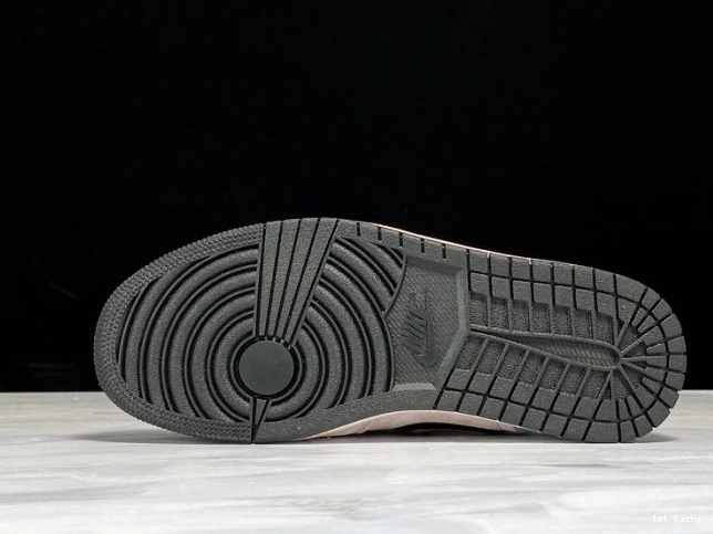 1st Kicks Shoes Powder 1 BQ6472-602 Air Jordan Dirty (W) Iridescent Mid 0804